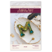 Decoration Letter M, AD-081 by Abris Art - buy online! ✿ Fast delivery ✿ Factory price ✿ Wholesale and retail ✿ Purchase Kits for creating brooches (jewelry) with beads