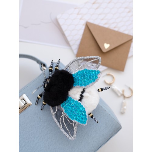 Decoration Fluffy dream, AD-088 by Abris Art - buy online! ✿ Fast delivery ✿ Factory price ✿ Wholesale and retail ✿ Purchase Kits for creating brooches (jewelry) with beads