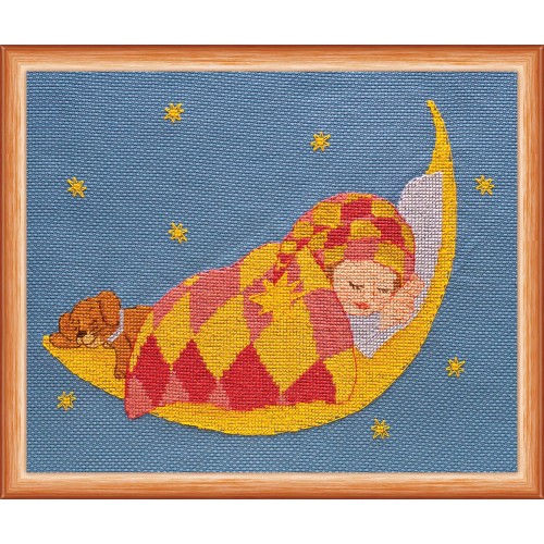 Sweet dreams, baby, AH-011 by Abris Art - buy online! ✿ Fast delivery ✿ Factory price ✿ Wholesale and retail ✿ Purchase Big kits for cross stitch embroidery