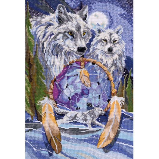 Cross-stitch kits Dreamcatcher, AH-036 by Abris Art - buy online! ✿ Fast delivery ✿ Factory price ✿ Wholesale and retail ✿ Purchase Big kits for cross stitch embroidery