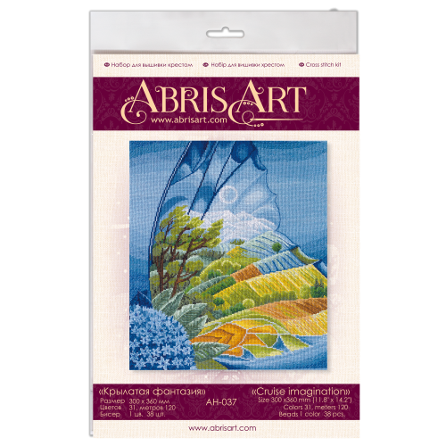 Cross-stitch kits Cruise imagination, AH-037 by Abris Art - buy online! ✿ Fast delivery ✿ Factory price ✿ Wholesale and retail ✿ Purchase Big kits for cross stitch embroidery