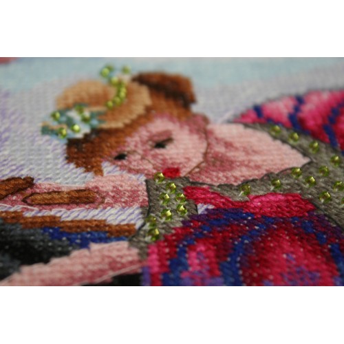 Cross-stitch kits Love song, AH-038 by Abris Art - buy online! ✿ Fast delivery ✿ Factory price ✿ Wholesale and retail ✿ Purchase Big kits for cross stitch embroidery