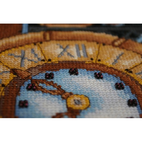 Cross-stitch kits Cuckoo clock, AH-039 by Abris Art - buy online! ✿ Fast delivery ✿ Factory price ✿ Wholesale and retail ✿ Purchase Big kits for cross stitch embroidery