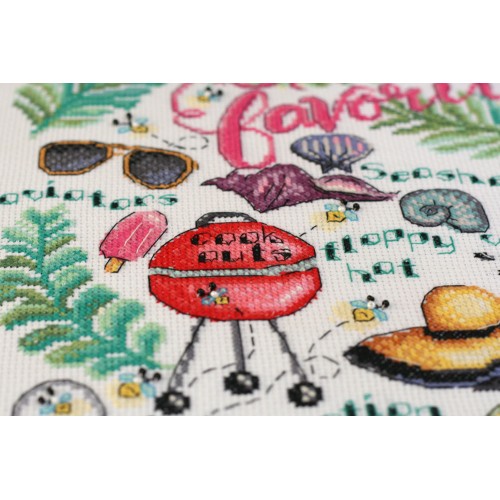 Cross-stitch kits Summer delight, AH-042 by Abris Art - buy online! ✿ Fast delivery ✿ Factory price ✿ Wholesale and retail ✿ Purchase Big kits for cross stitch embroidery