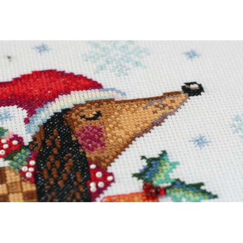 Cross-stitch kits I am feeling a holiday, AH-043 by Abris Art - buy online! ✿ Fast delivery ✿ Factory price ✿ Wholesale and retail ✿ Purchase Big kits for cross stitch embroidery