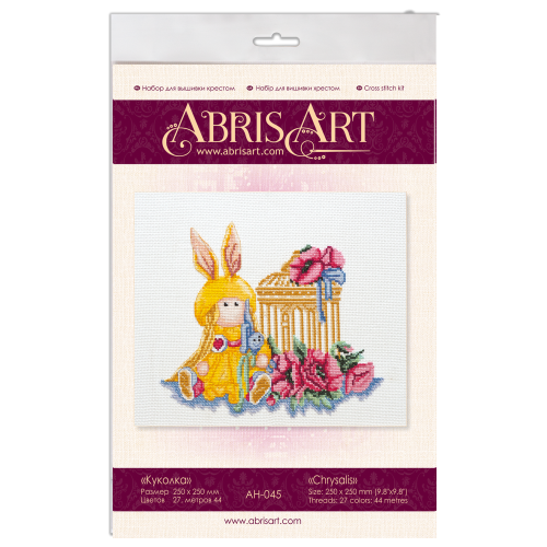 Cross-stitch kits Dolly, AH-045 by Abris Art - buy online! ✿ Fast delivery ✿ Factory price ✿ Wholesale and retail ✿ Purchase Big kits for cross stitch embroidery