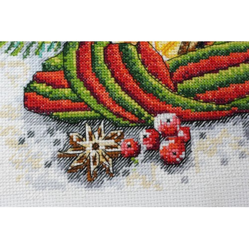 Cross-stitch kits Winter tea, AH-047 by Abris Art - buy online! ✿ Fast delivery ✿ Factory price ✿ Wholesale and retail ✿ Purchase Big kits for cross stitch embroidery