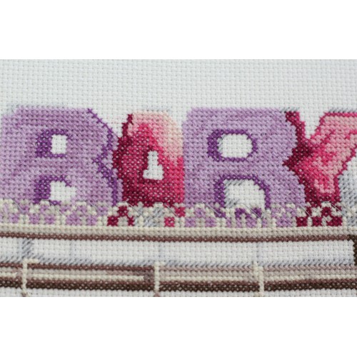 Cross-stitch kits Baby. Girl, AH-052 by Abris Art - buy online! ✿ Fast delivery ✿ Factory price ✿ Wholesale and retail ✿ Purchase Big kits for cross stitch embroidery