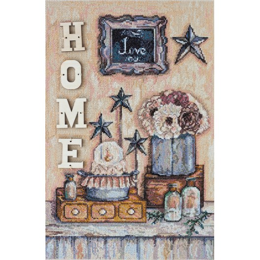 Cross-stitch kits Warm at home, AH-059 by Abris Art - buy online! ✿ Fast delivery ✿ Factory price ✿ Wholesale and retail ✿ Purchase Big kits for cross stitch embroidery