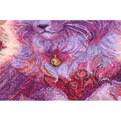 Cross-stitch kits Soft Paws, AH-066 by Abris Art - buy online! ✿ Fast delivery ✿ Factory price ✿ Wholesale and retail ✿ Purchase Big kits for cross stitch embroidery