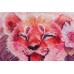 Cross-stitch kits Little lioness, AH-067 by Abris Art - buy online! ✿ Fast delivery ✿ Factory price ✿ Wholesale and retail ✿ Purchase Big kits for cross stitch embroidery