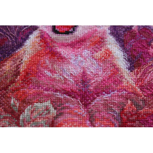 Cross-stitch kits Little lioness, AH-067 by Abris Art - buy online! ✿ Fast delivery ✿ Factory price ✿ Wholesale and retail ✿ Purchase Big kits for cross stitch embroidery