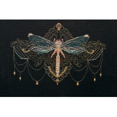 Cross-stitch kits Golden dragonfly