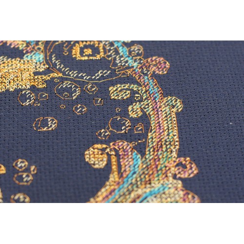 Cross-stitch kits Goldfish, AH-070 by Abris Art - buy online! ✿ Fast delivery ✿ Factory price ✿ Wholesale and retail ✿ Purchase Big kits for cross stitch embroidery