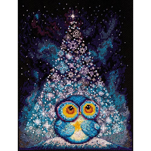 Cross-stitch kits Magic night, AH-089 by Abris Art - buy online! ✿ Fast delivery ✿ Factory price ✿ Wholesale and retail ✿ Purchase Big kits for cross stitch embroidery