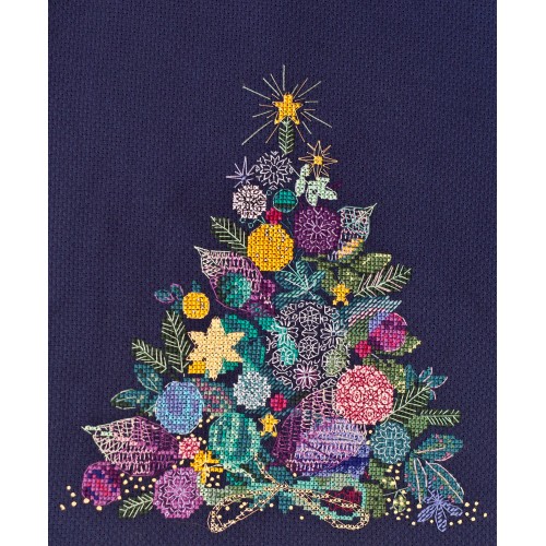 Cross-stitch kits Christmas tree, AH-090 by Abris Art - buy online! ✿ Fast delivery ✿ Factory price ✿ Wholesale and retail ✿ Purchase Big kits for cross stitch embroidery