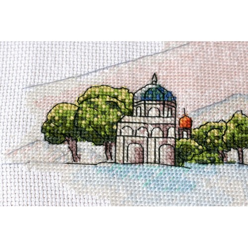 Cross-stitch kits Colorful domes, AH-110 by Abris Art - buy online! ✿ Fast delivery ✿ Factory price ✿ Wholesale and retail ✿ Purchase Big kits for cross stitch embroidery