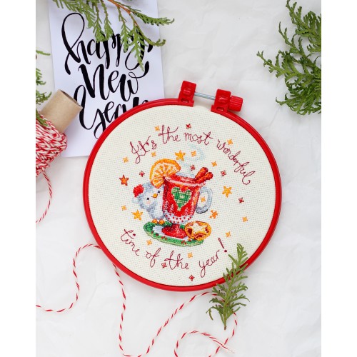 Cross-stitch kits Sweet orange, AHM-029 by Abris Art - buy online! ✿ Fast delivery ✿ Factory price ✿ Wholesale and retail ✿ Purchase Kits-miniature for cross stitch