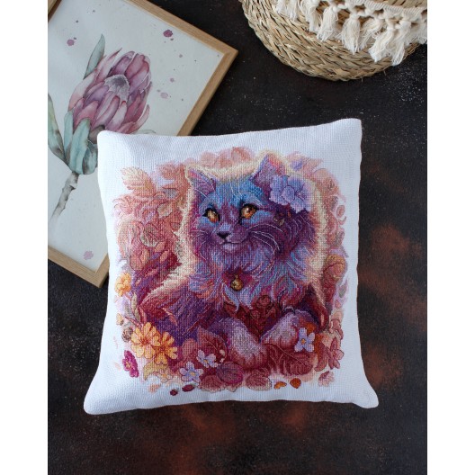 Cross-stitch kits Soft Paws, AHP-005 by Abris Art - buy online! ✿ Fast delivery ✿ Factory price ✿ Wholesale and retail ✿ Purchase Cushion kits with cross stitch