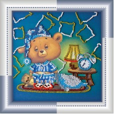 Mini Bead embroidery kit Sleepy-head