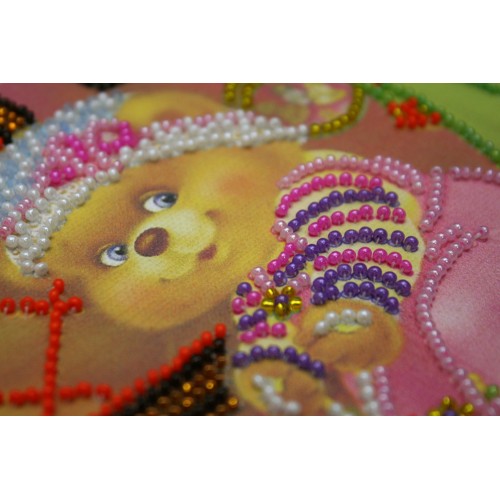 Mini Bead embroidery kit On a walk, AM-034 by Abris Art - buy online! ✿ Fast delivery ✿ Factory price ✿ Wholesale and retail ✿ Purchase Sets-mini-for embroidery with beads on canvas