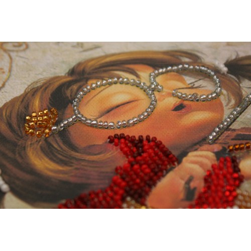 Mini Bead embroidery kit Violinist and conductor, AM-045 by Abris Art - buy online! ✿ Fast delivery ✿ Factory price ✿ Wholesale and retail ✿ Purchase Sets-mini-for embroidery with beads on canvas