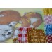 Mini Bead embroidery kit Bears and basket, AM-049 by Abris Art - buy online! ✿ Fast delivery ✿ Factory price ✿ Wholesale and retail ✿ Purchase Sets-mini-for embroidery with beads on canvas