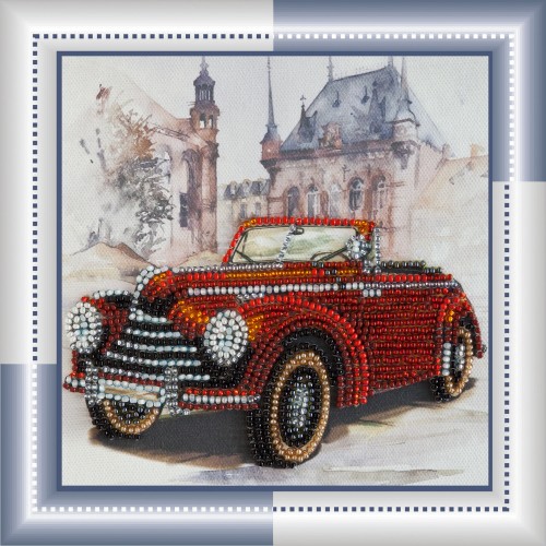 Mini Bead embroidery kit Skoda-1102, AM-054 by Abris Art - buy online! ✿ Fast delivery ✿ Factory price ✿ Wholesale and retail ✿ Purchase Sets-mini-for embroidery with beads on canvas