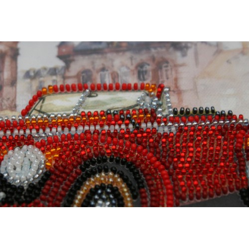 Mini Bead embroidery kit Skoda-1102, AM-054 by Abris Art - buy online! ✿ Fast delivery ✿ Factory price ✿ Wholesale and retail ✿ Purchase Sets-mini-for embroidery with beads on canvas