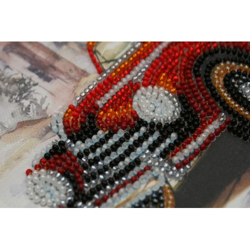 Mini Bead embroidery kit Skoda-1102, AM-054 by Abris Art - buy online! ✿ Fast delivery ✿ Factory price ✿ Wholesale and retail ✿ Purchase Sets-mini-for embroidery with beads on canvas