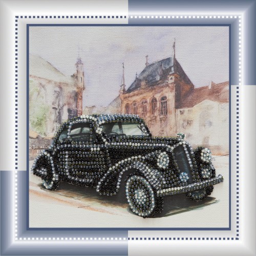 Mini Bead embroidery kit Skoda Favorit, AM-056 by Abris Art - buy online! ✿ Fast delivery ✿ Factory price ✿ Wholesale and retail ✿ Purchase Sets-mini-for embroidery with beads on canvas