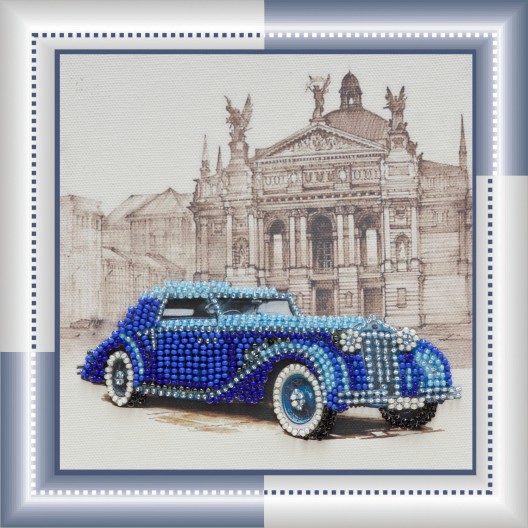 Mini Bead embroidery kit Delage, AM-059 by Abris Art - buy online! ✿ Fast delivery ✿ Factory price ✿ Wholesale and retail ✿ Purchase Sets-mini-for embroidery with beads on canvas