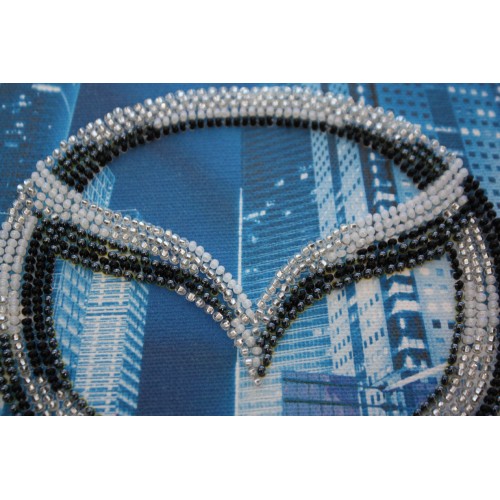 Mini Bead embroidery kit MAZDA, AM-064 by Abris Art - buy online! ✿ Fast delivery ✿ Factory price ✿ Wholesale and retail ✿ Purchase Sets-mini-for embroidery with beads on canvas