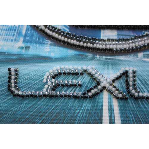 Mini Bead embroidery kit LEXUS, AM-070 by Abris Art - buy online! ✿ Fast delivery ✿ Factory price ✿ Wholesale and retail ✿ Purchase Sets-mini-for embroidery with beads on canvas