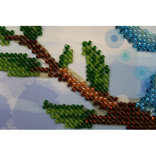 On a twig, AM-076 by Abris Art - buy online! ✿ Fast delivery ✿ Factory price ✿ Wholesale and retail ✿ Purchase Sets-mini-for embroidery with beads on canvas