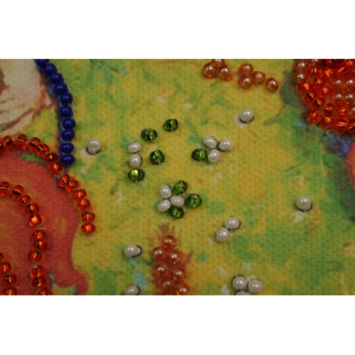 Mini Bead embroidery kit Spreadeagle, AM-077 by Abris Art - buy online! ✿ Fast delivery ✿ Factory price ✿ Wholesale and retail ✿ Purchase Sets-mini-for embroidery with beads on canvas