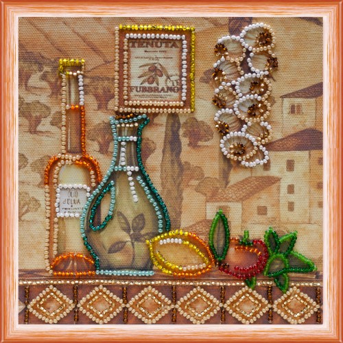 Mini Bead embroidery kit Spices – 1, AM-088 by Abris Art - buy online! ✿ Fast delivery ✿ Factory price ✿ Wholesale and retail ✿ Purchase Sets-mini-for embroidery with beads on canvas