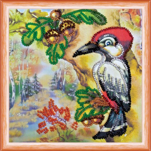 On a oak, AM-092 by Abris Art - buy online! ✿ Fast delivery ✿ Factory price ✿ Wholesale and retail ✿ Purchase Sets-mini-for embroidery with beads on canvas