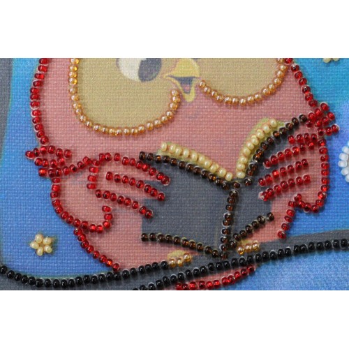 Mini Bead embroidery kit Little whyer, AM-108 by Abris Art - buy online! ✿ Fast delivery ✿ Factory price ✿ Wholesale and retail ✿ Purchase Sets-mini-for embroidery with beads on canvas