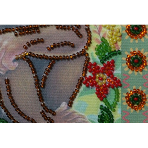 Mini Bead embroidery kit In Jungle, AM-115 by Abris Art - buy online! ✿ Fast delivery ✿ Factory price ✿ Wholesale and retail ✿ Purchase Sets-mini-for embroidery with beads on canvas