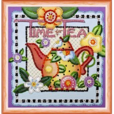 Mini Bead embroidery kit Teatime