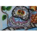 Mini Bead embroidery kit Owl Duet, AM-124 by Abris Art - buy online! ✿ Fast delivery ✿ Factory price ✿ Wholesale and retail ✿ Purchase Sets-mini-for embroidery with beads on canvas