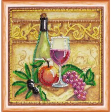 Mini Bead embroidery kit Grapes and vine