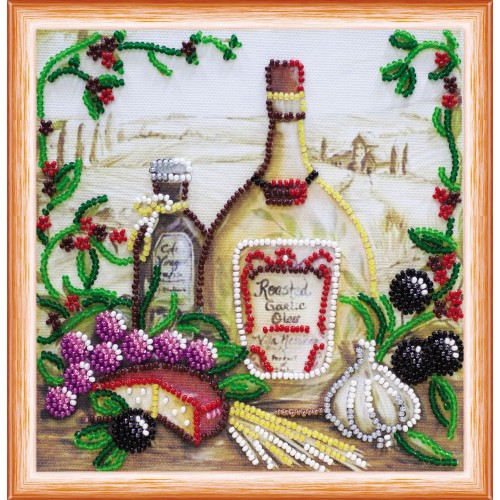 Mini Bead embroidery kit Spices, AM-127 by Abris Art - buy online! ✿ Fast delivery ✿ Factory price ✿ Wholesale and retail ✿ Purchase Sets-mini-for embroidery with beads on canvas