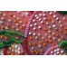 Mini Bead embroidery kit Ripe strawberry, AM-128 by Abris Art - buy online! ✿ Fast delivery ✿ Factory price ✿ Wholesale and retail ✿ Purchase Sets-mini-for embroidery with beads on canvas