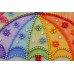 Mini Bead embroidery kit Summer rain, AM-137 by Abris Art - buy online! ✿ Fast delivery ✿ Factory price ✿ Wholesale and retail ✿ Purchase Sets-mini-for embroidery with beads on canvas