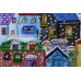 Mini Bead embroidery kit Bright houses, AM-146 by Abris Art - buy online! ✿ Fast delivery ✿ Factory price ✿ Wholesale and retail ✿ Purchase Sets-mini-for embroidery with beads on canvas