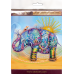 Mini Bead embroidery kit Neon elephant, AM-149 by Abris Art - buy online! ✿ Fast delivery ✿ Factory price ✿ Wholesale and retail ✿ Purchase Sets-mini-for embroidery with beads on canvas