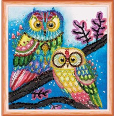 Mini Bead embroidery kit Night couple