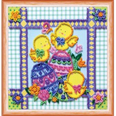 Mini Bead embroidery kit Easter patterns